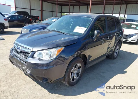 2016 Subaru Forester 2.5I z USA, uszkodzony, nr VIN JF2SJAAC7GH561412